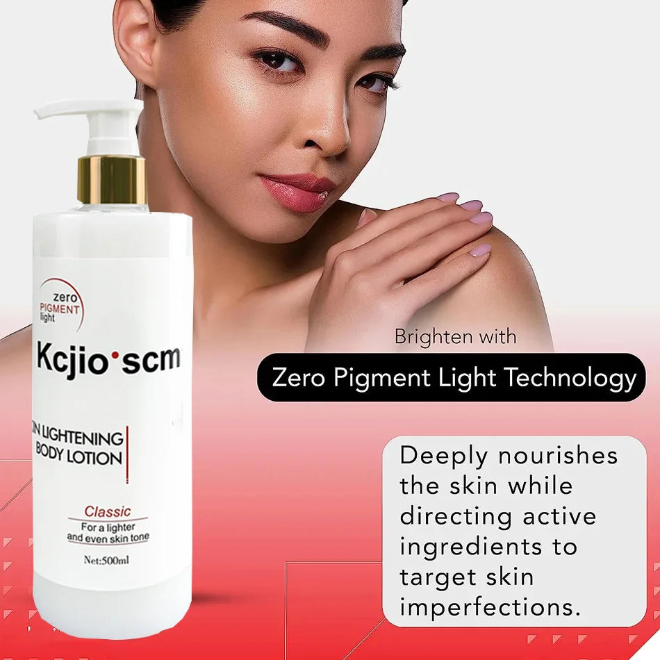 500Ml Fast Whitening Cream for Dark Skin Kojic Sen Moisturizing Lightening Body Lotion Skin Care for Flawless Even Skin Tone