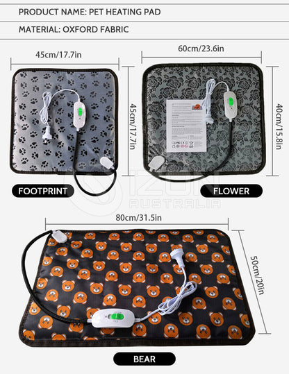 Comfort and Warmth for Your Furry Friends: Large Electric Heating Mat for Pets - Waterproof and Durable