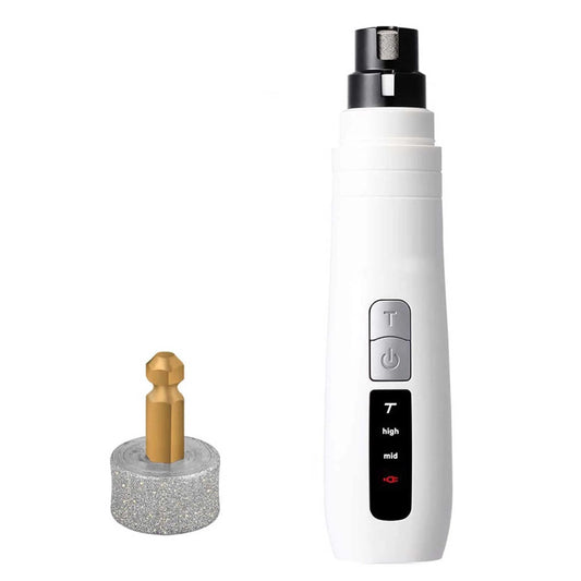 Ultimate Pet Nail Grinder: Electric Rechargeable Claw Trimmer for Dogs and Cats - Quiet, Efficient & Easy to Use