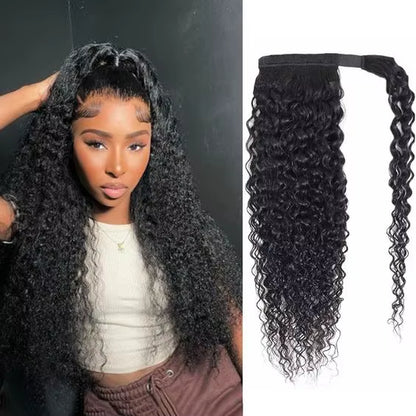 Elevate Your Look with 100G Ponytail Human Hair Extensions - Luxurious 100% Remy Brazilian Hair in Stunning Lengths from 10" to 32"!