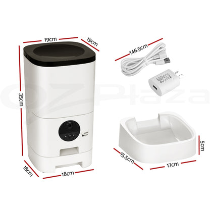 Revolutionize Your Pet's Feeding Routine with the i.Pet Smart Automatic Feeder - Complete with WiFi Camera and Programmable Features