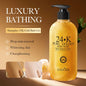 500Ml24Kpure Gold Body Wash Clean Long Lasting Fragrance Bath Foam Foam Bath Liquid Body Wash Shampoo Moisture Skin Clean