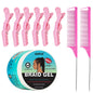 100G Tea Tree Mint Braid Styling Gel Edge Control Frizz Smooth Hair Wax Pomade Loc Twist Braiding Cream for African Women
