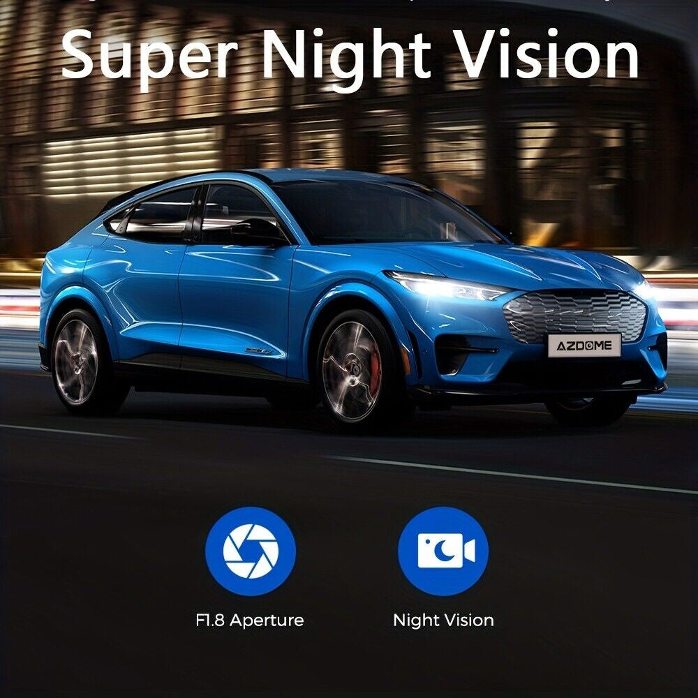 Capture Every Moment with the ARPHA A14 4K Wi-Fi Dash Cam - Parking Mode, G-Sensor & GPS for Ultimate Safety