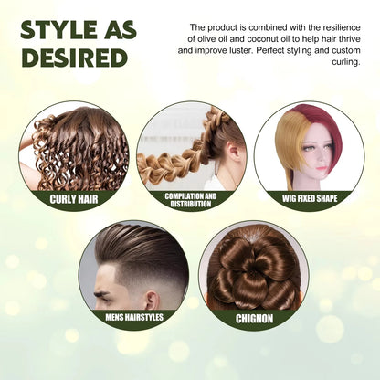 100Ml Curly Hair Elastin Improve Hair Brightness Smooth Frizzy Hair Prevent Dryness Moisturize Shape Fluffy Hair Care Products