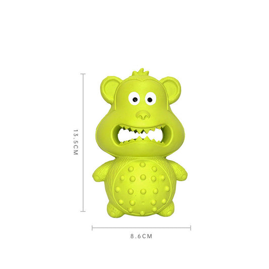 Ultimate Indestructible Dog Toys for Aggressive Chewers - Natural Rubber Squeaky Chew Toys for Interactive Play and Endless Fun