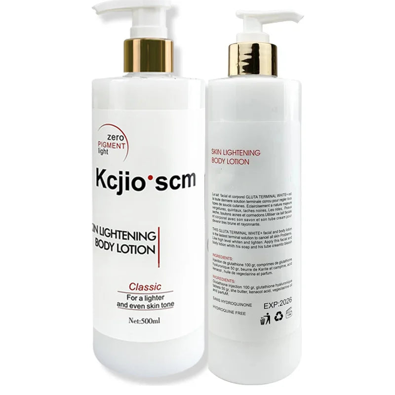 500Ml Fast Whitening Cream for Dark Skin Kojic Sen Moisturizing Lightening Body Lotion Skin Care for Flawless Even Skin Tone