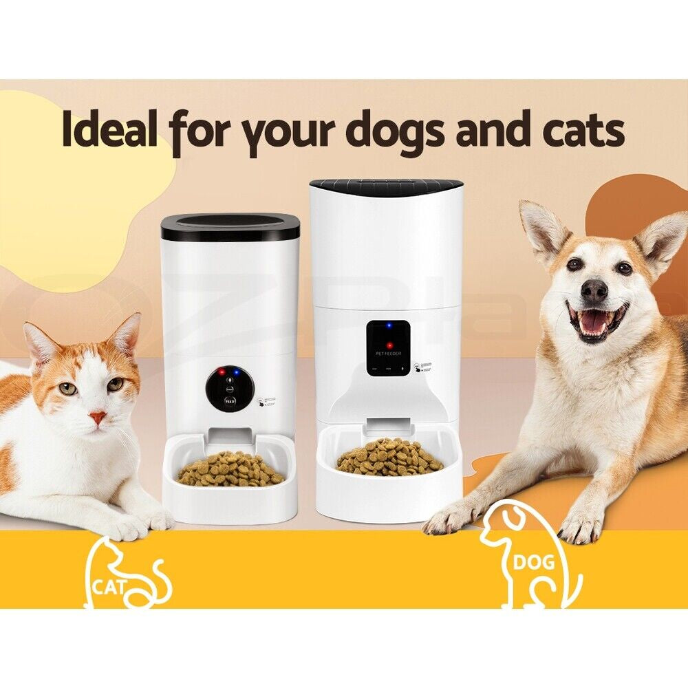 Revolutionize Your Pet's Feeding Routine with the i.Pet Smart Automatic Feeder - Complete with WiFi Camera and Programmable Features