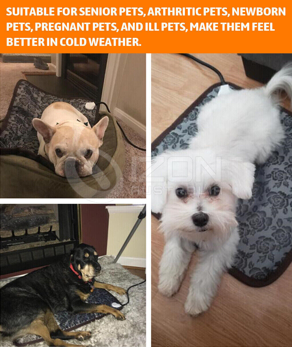 Comfort and Warmth for Your Furry Friends: Large Electric Heating Mat for Pets - Waterproof and Durable