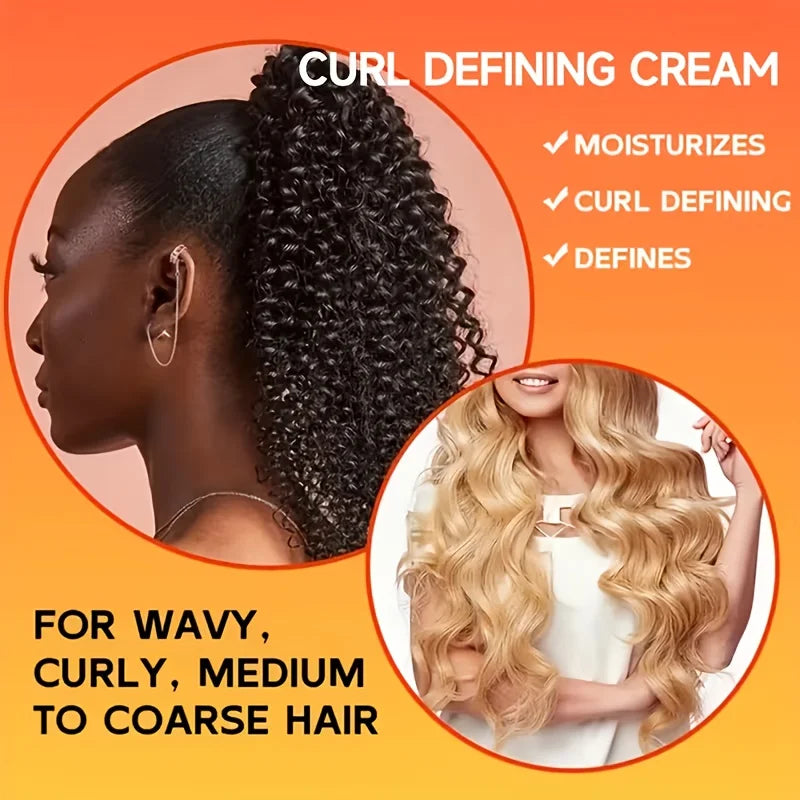 7-In-1 Curl-Defining Moisturizing Cream,For Black Curly Hair,Latin Curly Hair,Create Punk-Style American Curly Hair.100Ml