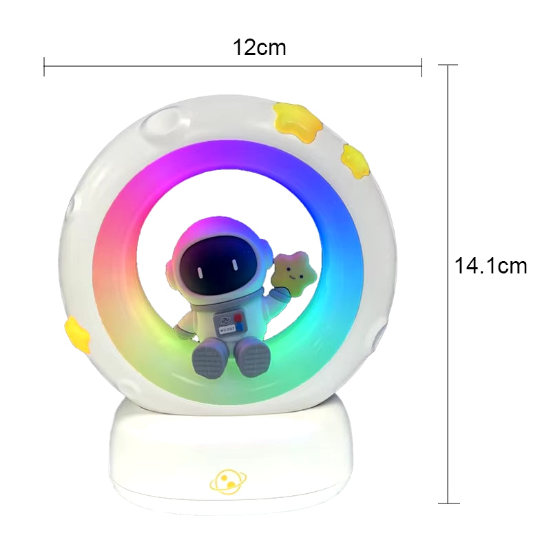 Adorable LED Panda Astronaut Night Light - USB Rechargeable, Perfect for Kids' Bedrooms and Eye Protection