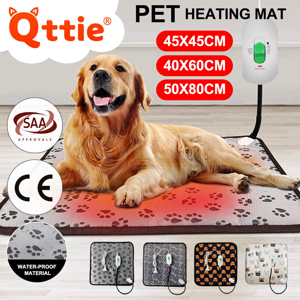 Comfort and Warmth for Your Furry Friends: Large Electric Heating Mat for Pets - Waterproof and Durable