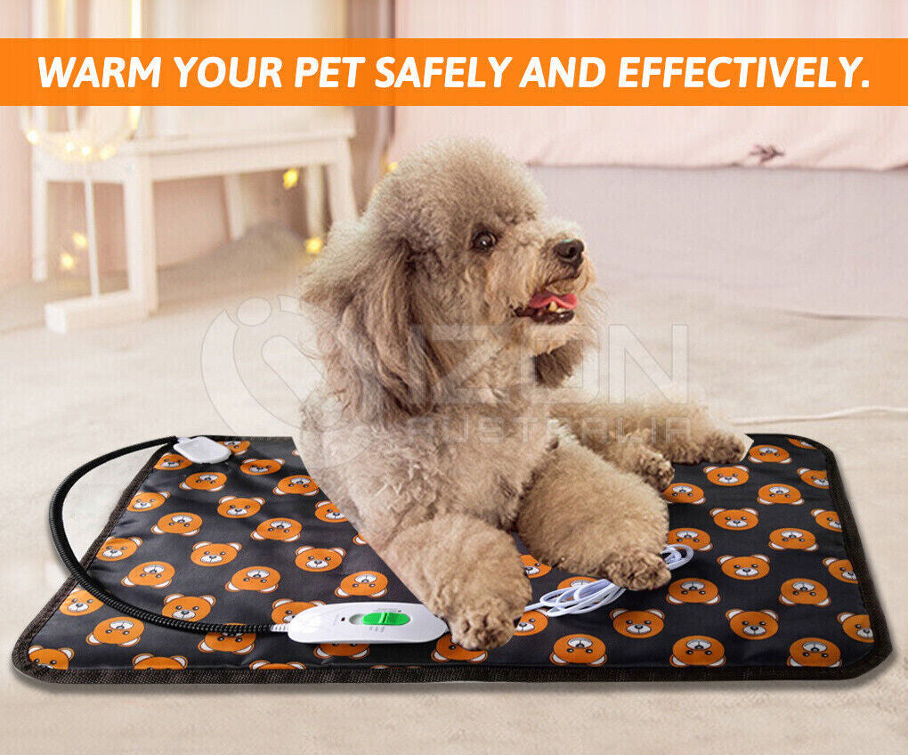 Comfort and Warmth for Your Furry Friends: Large Electric Heating Mat for Pets - Waterproof and Durable