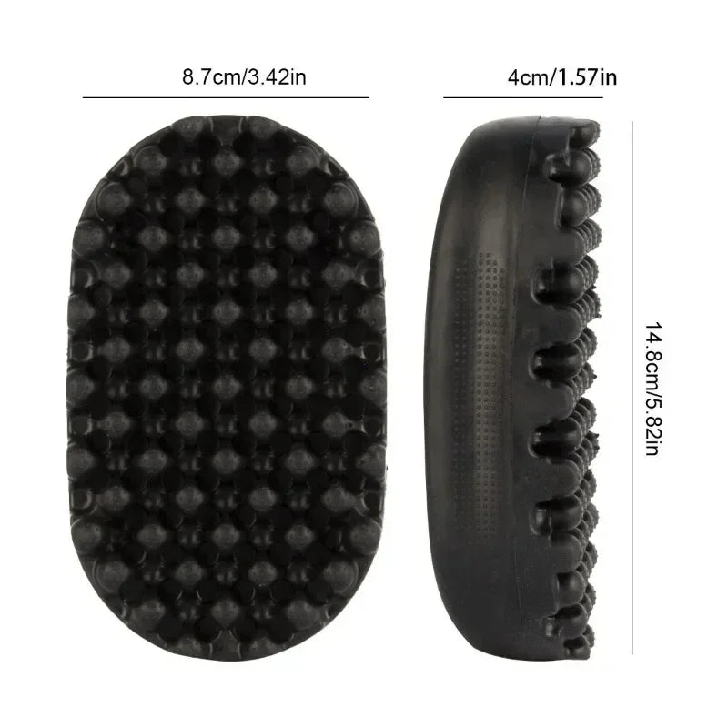 Black Curls Hairdressing Massage Cleaning Tools for Men Afro Curl Brush Curling Hair Sponge Barbers Styling Dreadlock