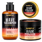 180Ml Wave Shampoo Deep Clean or 113G 360 Style High Shine Hair Pomade Strong Hold Layered Control Wavy Wax Cream for Men