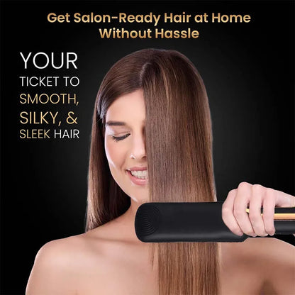Professional Ceramic Hair Curly Hair Straightener Flat Iron Fast Heat Portable for Salon Household Temperature Adjustable