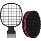 Barber Shop Men Hair Braider Twist Sponge Gloves African Hair Styling Fork Comb Hair Curls Foam for Salon Hairdressing Tools