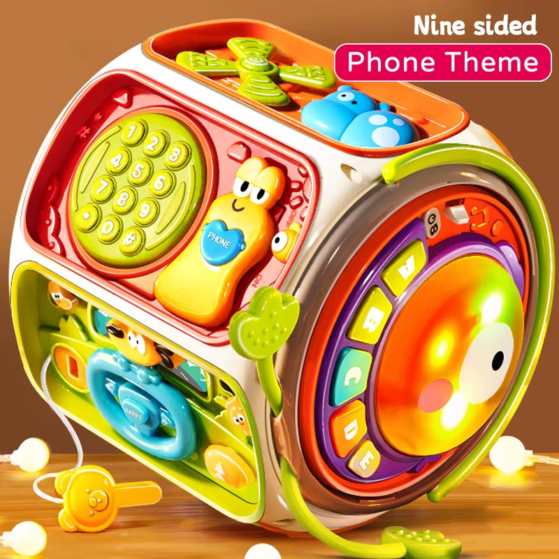 Baby Cell Phone Toy Children'S Music Mobile Speaker with Sound Light Education Development Toy for 12 Months Kids Gifts