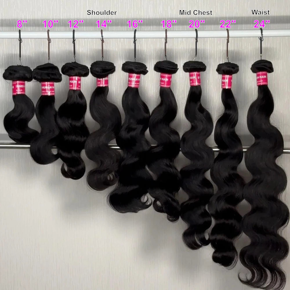 Body Wave Bundles 1/3 Pcs/Lot 100Grams Bundle 100% Human Hair Bundles Sew-In Weaves Virgin Human Hair