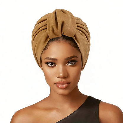 New Muslim Women Inner Solid Color Hijab Hat Turban Indian Bonnet Headscarf Beanies Hair Loss Head Wrap Chemo Cap Turbante Mujer
