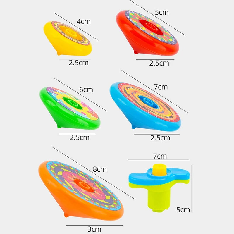 Kids Stacking Gyro Toys Dazzling Multi-Layer Spinning Fun Flavour Launcher Boys Spinning Funny Toys Children Toy Birthday Gift