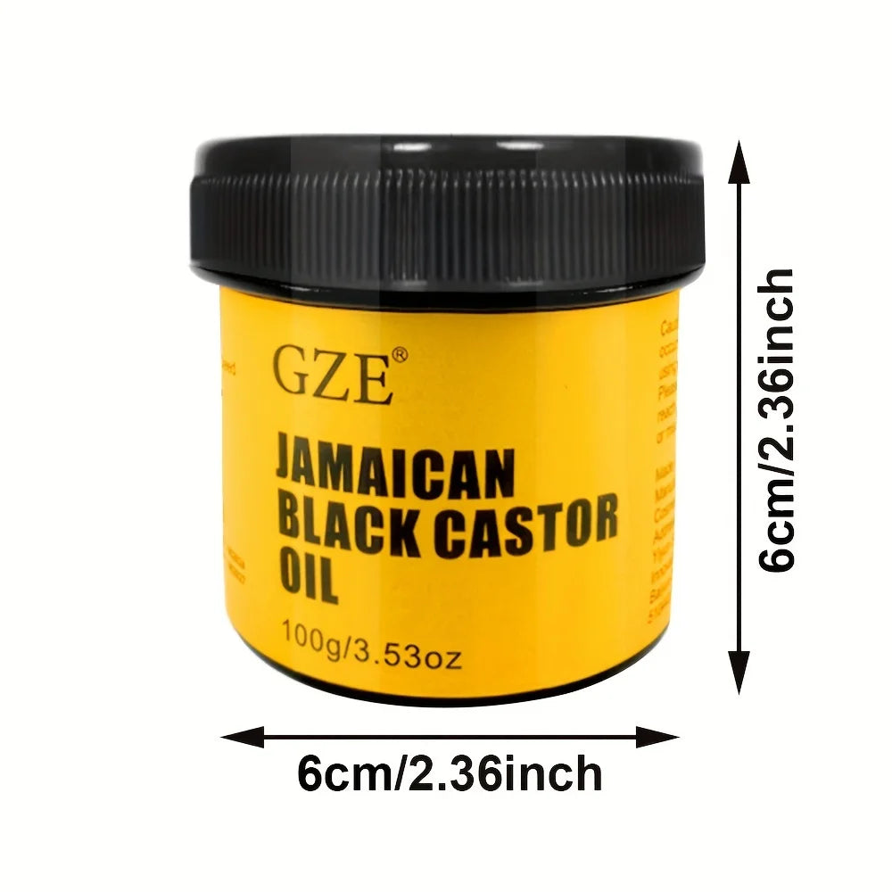 JAMAICAN Black Castor Oil Pure Cold-Pressed for Hair Growth, Skin Moisturizing and Scalp Health - Promoting Thick Hair