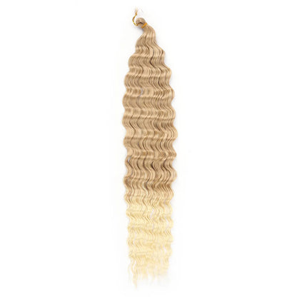 Transform Your Look with Our Deep Wave Crochet Hair - Synthetic Passion Twist Braiding Hair Extensions for Stunning Afro Curls and Ocean Waves