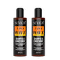 200Ml Wave Shampoo for African Men Biotin 360 Style Curly Hair Cream Deep Clean High Shine Hair Pomade Layered Control Wavy Wax
