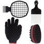 Barber Shop Men Hair Braider Twist Sponge Gloves African Hair Styling Fork Comb Hair Curls Foam for Salon Hairdressing Tools