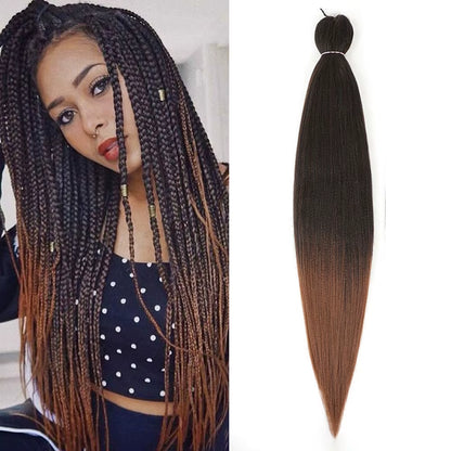 Elevate Your Style with 20-26 Inch Ombre Jumbo Braiding Hair - Premium Synthetic Packs in Stunning Piano Colors!