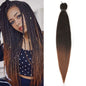 Elevate Your Style with 20-26 Inch Ombre Jumbo Braiding Hair - Premium Synthetic Packs in Stunning Piano Colors!