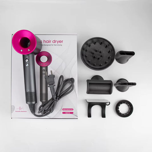 Elevate Your Hair Game with the 5-in-1 Ion Hair Dryer and Curls Diffuser – Professional Quality for Stunning Styles!
