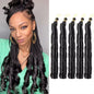 Elevate Your Style with 24-Inch Synthetic French Curls Crochet Hair - Pre-Stretched Loose Wave Braiding Hair in Ombre Colors