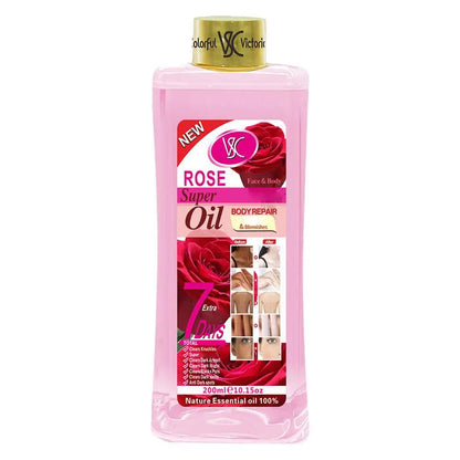 Body Massage Oil Turmeric Essential Oil/Rose/Vitamin C Deeply Nourish Brightening Smoothing Body Skin Aromatherapy