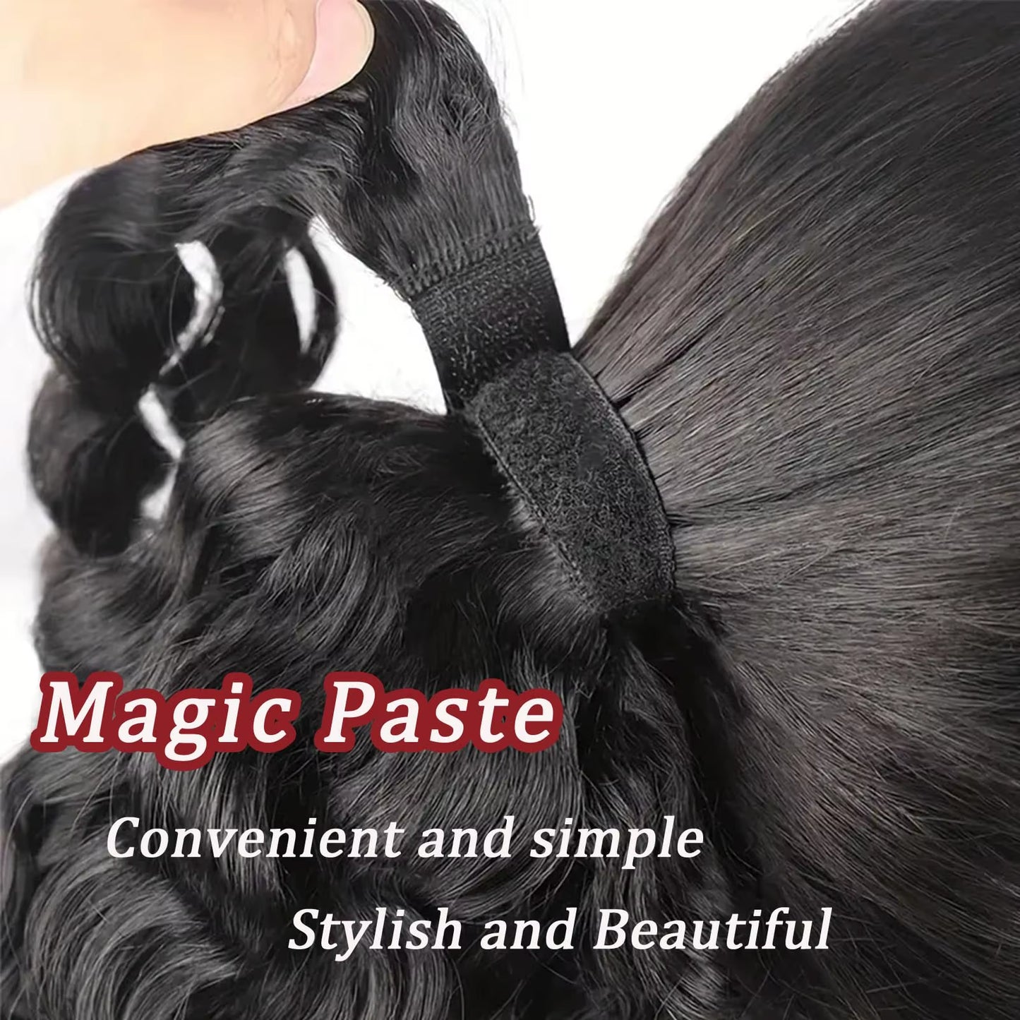 Elevate Your Look with 100G Ponytail Human Hair Extensions - Luxurious 100% Remy Brazilian Hair in Stunning Lengths from 10" to 32"!