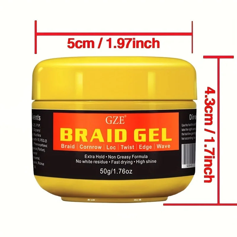 GZE Black Castor Oil Curl Defining Cream Non-Stick Hydrates & Eliminates Frizz, Hair-Smoothing Anti-Frizz Cream to Define