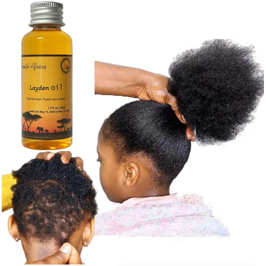 West African Traditional Layden Nourish Oil 50 Ml Locks in Moisture Scalp & Hair Roots Strengthening