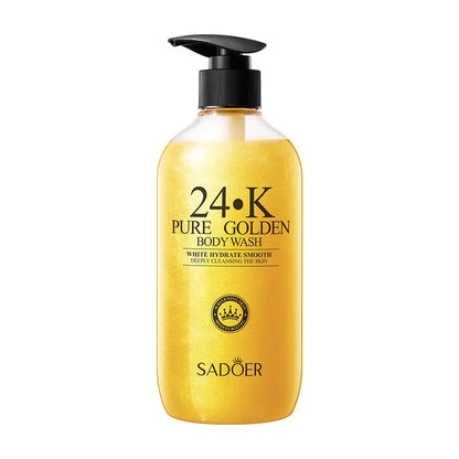 500Ml24Kpure Gold Body Wash Clean Long Lasting Fragrance Bath Foam Foam Bath Liquid Body Wash Shampoo Moisture Skin Clean