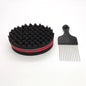 Barber Shop Men Hair Braider Twist Sponge Gloves African Hair Styling Fork Comb Hair Curls Foam for Salon Hairdressing Tools