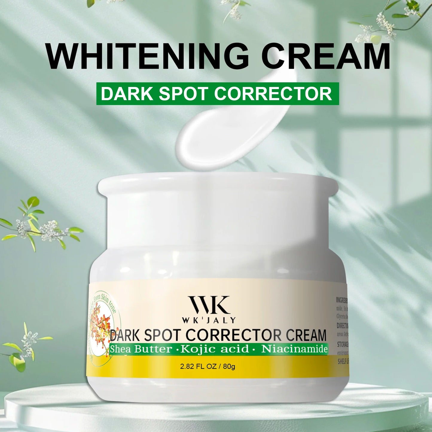 WK JALY Niacinamide Whitening Set, Remove Dark Spots, Hyperpigmentation, Melanin, Freckles, Moisturizing, Even Skin Tone