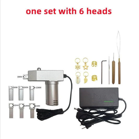 Automatic Dreadlock Machine,Portable Electric Dreadlock Machine Kit Handheld Instant Dreadlocks Maker Machine 7 Speed Adjustable