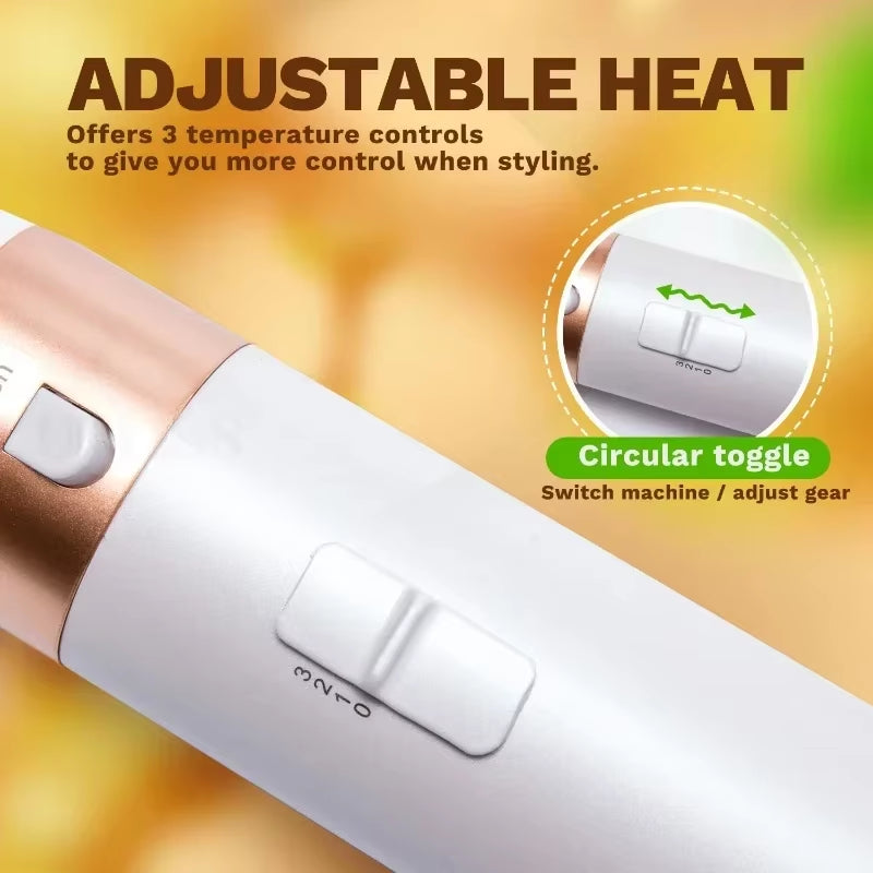 Transform Your Hair with the 5-in-1 Professional Hair Dryer Brush: Curl, Straighten, and Style with Ease!