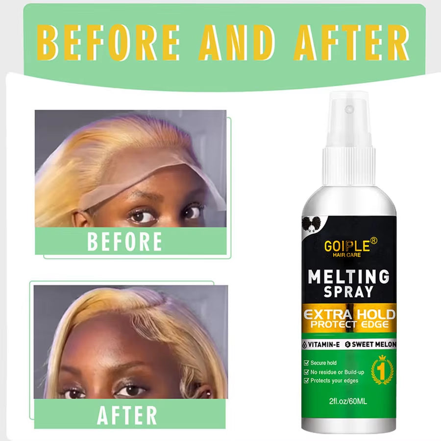 GOIPLE Beginners Lace Wig Styling Products Long-Lasting Finishing Wax Stick and Edge Control Gel Wig Bonding Glue Small Size Kit