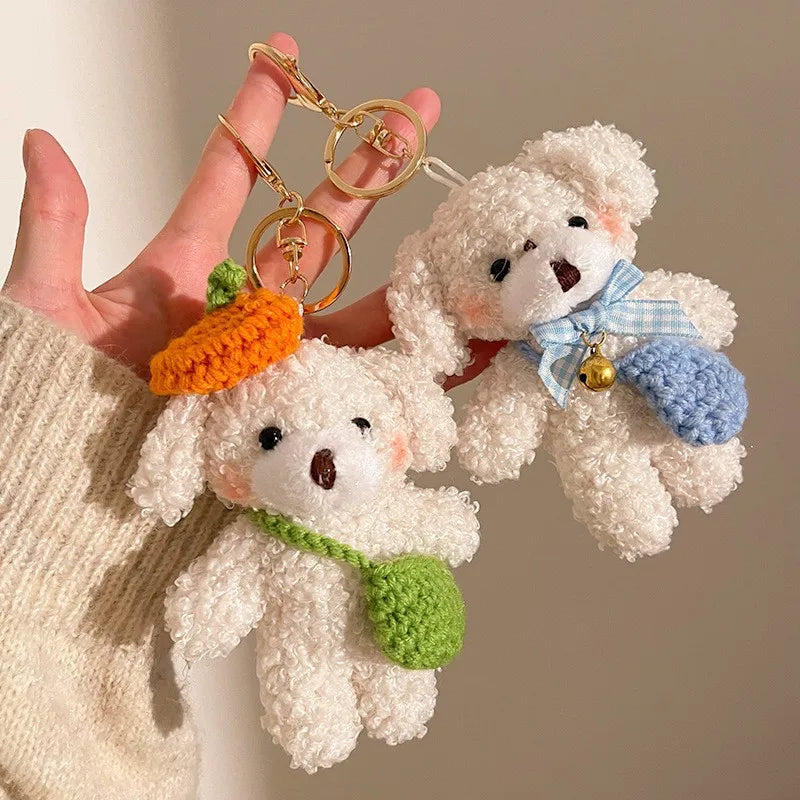 Pendant Creative Cute Teddy Bear Plush Pendants Small Commodity Dolls Keychains Dolls Bag Hanging Decorations Kawaii Accessories