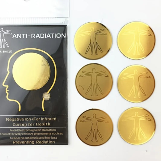 Enhance Your Device with 6PCS Anti-Radiation Shield Stickers - EMF Protection for Phones, Computers, and Laptops