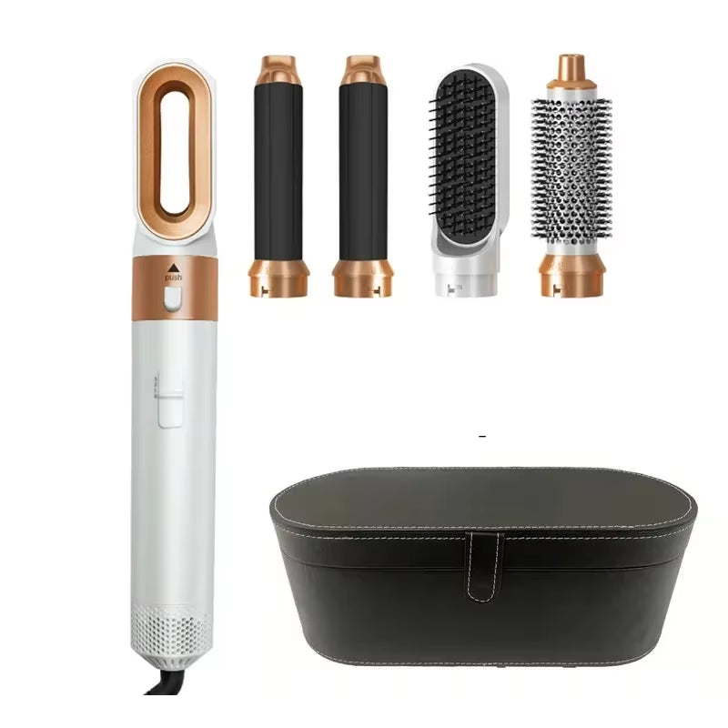 Transform Your Hair with the 5-in-1 Professional Hair Dryer Brush: Curl, Straighten, and Style with Ease!