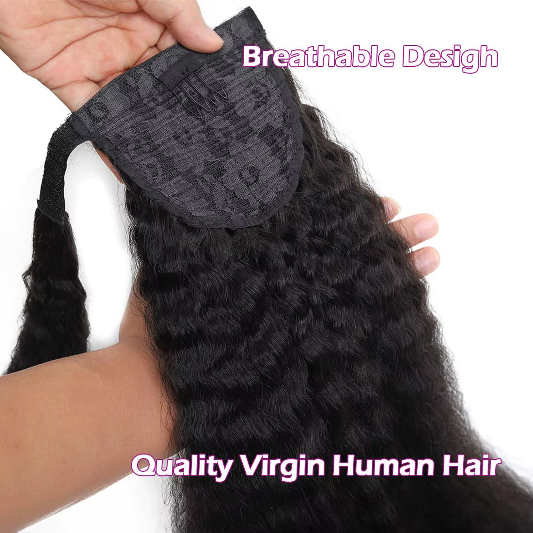 Elevate Your Look with 100G Ponytail Human Hair Extensions - Luxurious 100% Remy Brazilian Hair in Stunning Lengths from 10" to 32"!