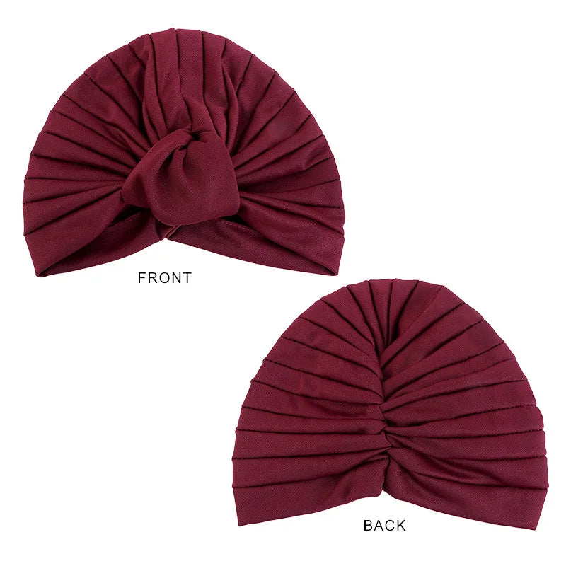 New Muslim Women Inner Solid Color Hijab Hat Turban Indian Bonnet Headscarf Beanies Hair Loss Head Wrap Chemo Cap Turbante Mujer