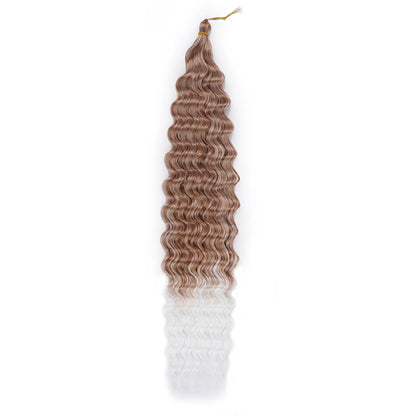 Transform Your Look with Our Deep Wave Crochet Hair - Synthetic Passion Twist Braiding Hair Extensions for Stunning Afro Curls and Ocean Waves