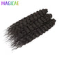 3Pcs 24Inches 300Grams Ariel Deep Water Twist Braids Crochet Curly Hair Orange Brown6# Blond 613 White Gray 58# Bundles